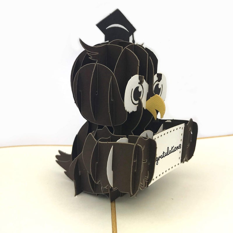 Liif Graduation Owl 2024 3D Pop Up Graduation Card, Class of 2024 - Image 5
